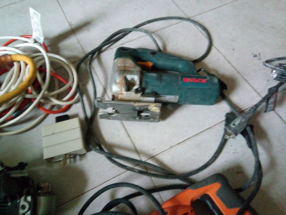 Ferramentas 110V varias extensões e conversor 220/110