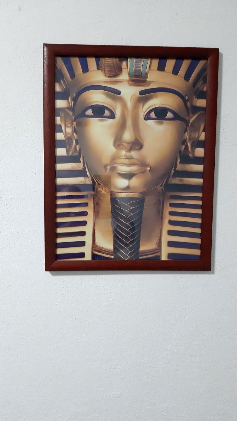 Quadro Tela moldura de parede pintura Ouro tutankhamon