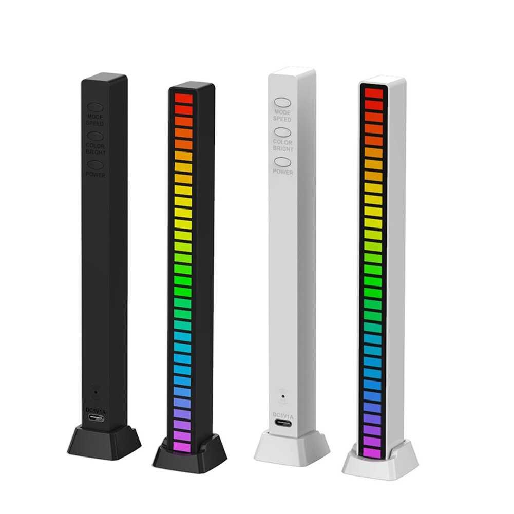 Музыкальный светильник RGB панель 32 LED аккумулятор Макс комплектация