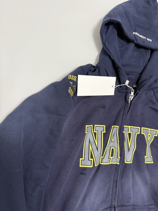 Зип худи Grailz project G/r Navy 2025 S M L XL balenciaga