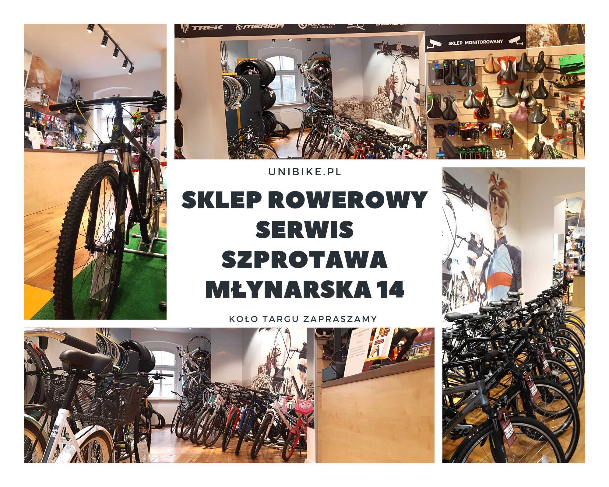 Rower miejski Unibike Citizen 7 Szprotawa Młynarska 14 serwis