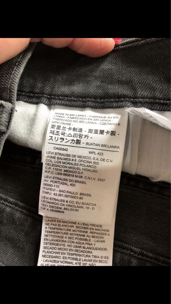 Spódnica  jeans dżinsowa  Levi’s  W27