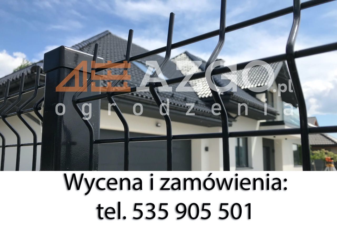 Panele ogrodzeniowe Panel 2D 3D siatkowe płot podmurówka słupki