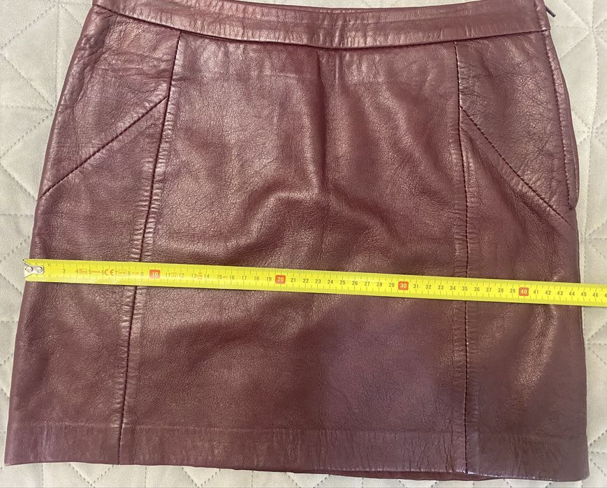 Спідниця шкіряна (натуральна шкіра) benetton