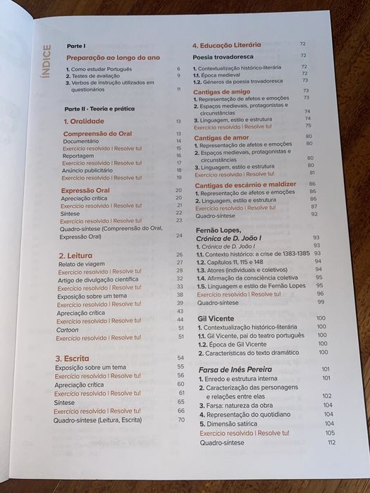 Manual “Guia de Estudo 10 Ano” de Português