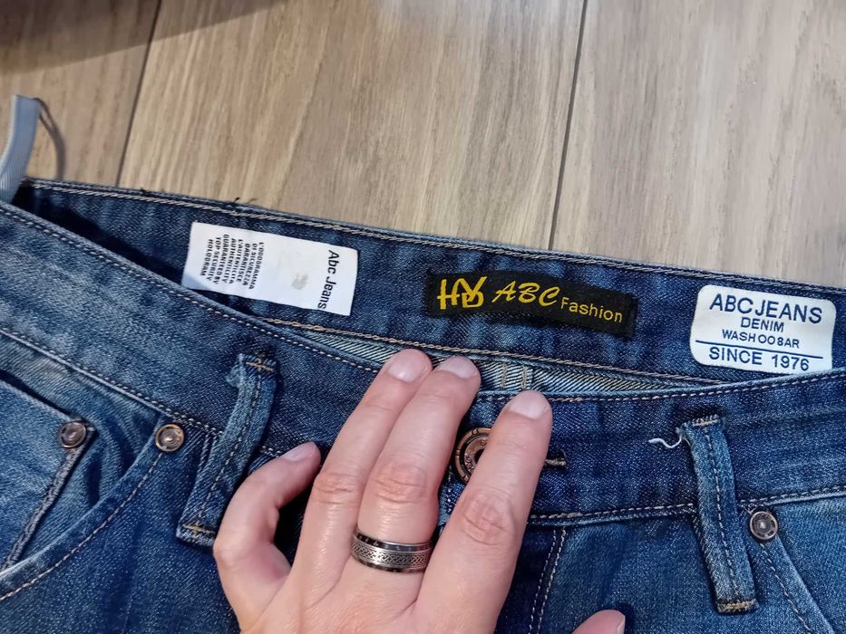 jeansy spodnie  męskie buggy baggy rozm 33