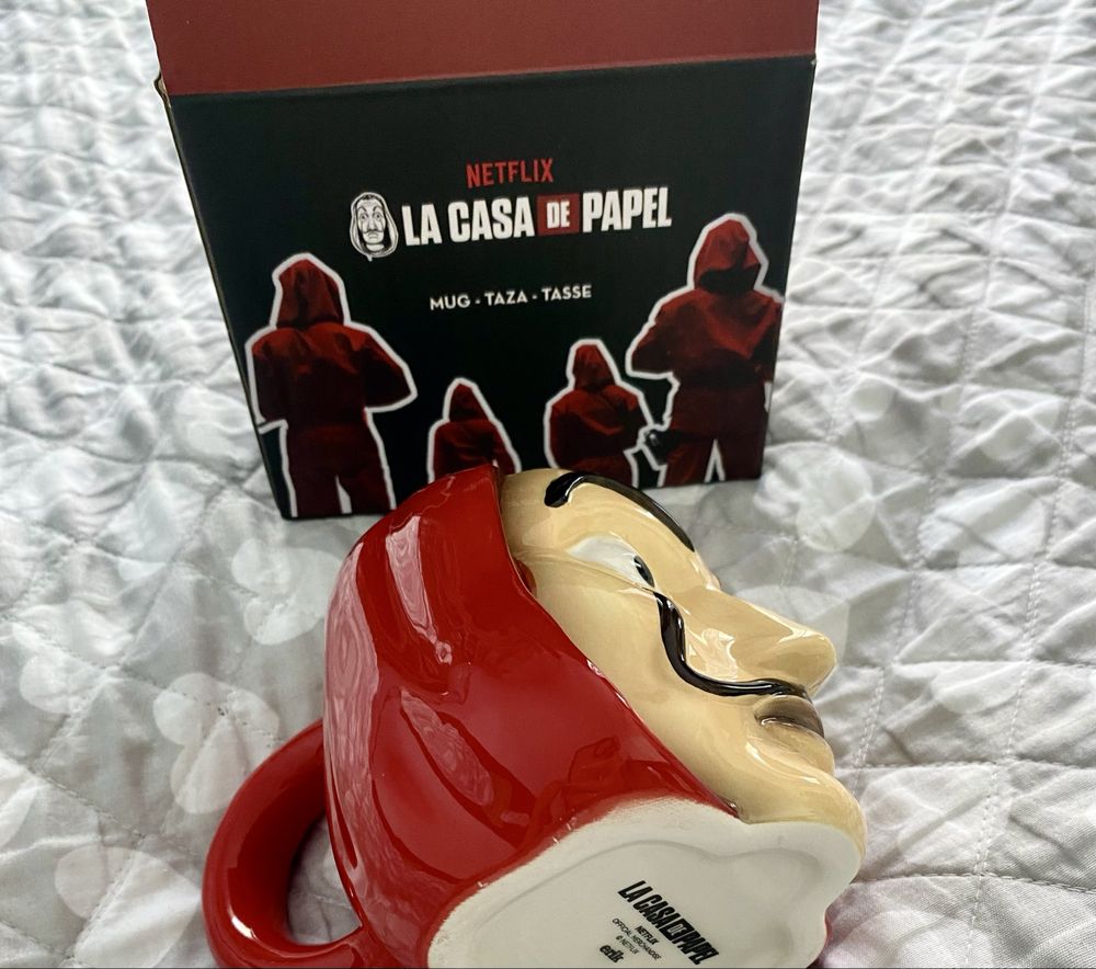 Kubek 3D Maska Salvadora Dalego – Dom z Papieru Netflix