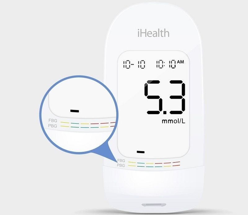 Xiaomi iHealth AG-607 , глюкометр, прибор для заміру сахару в крові