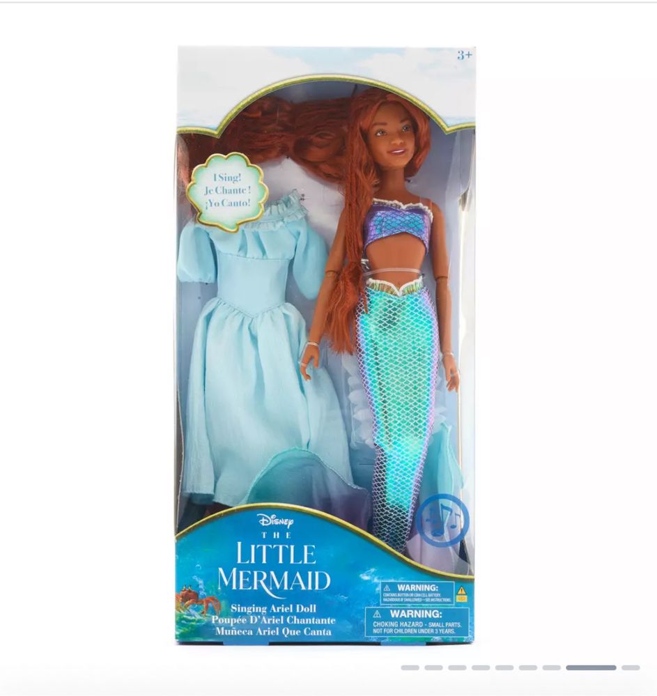 Лялька Русалка Аріель,Little Mermaid Disney Mattel