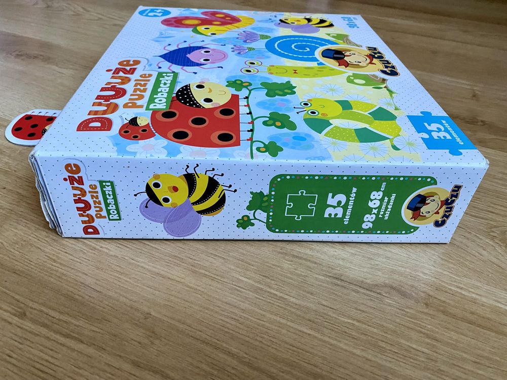 Czu Czu puzzle mega duże 35 elem 2+ robaczki