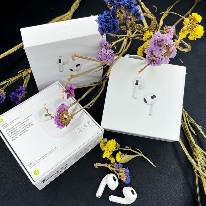 Аірподс  3 Full качества Беспроводные Наушники 1в1 +чехол