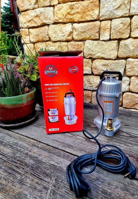 Pompa głębinowa metalowa z sitkiem