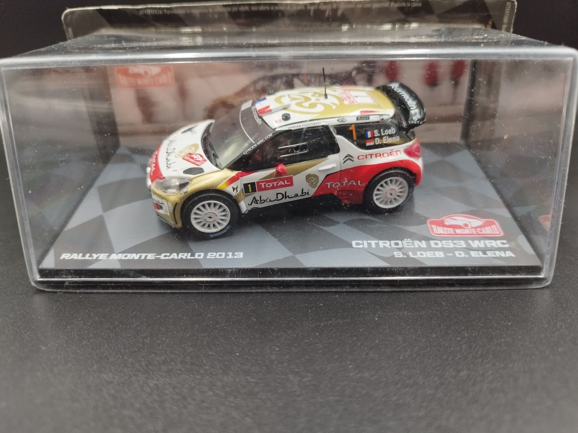 1:43 Altaya Citroen DS3 WRC S.Loeb model nowy