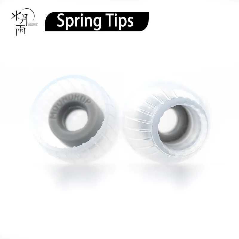 ⇒ Moondrop Spring Tips - это амбушюры Ear-Tips для IEMs наушников