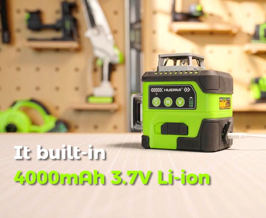 Huepar 3D YO3CG 12 лінійний лазерний рівень