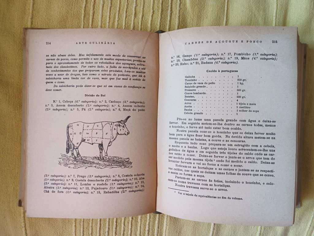 Arte culinária - impecável - assinatura da autora