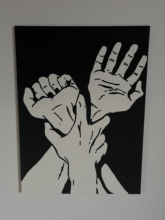 Obraz 80x60cm recznie malowany