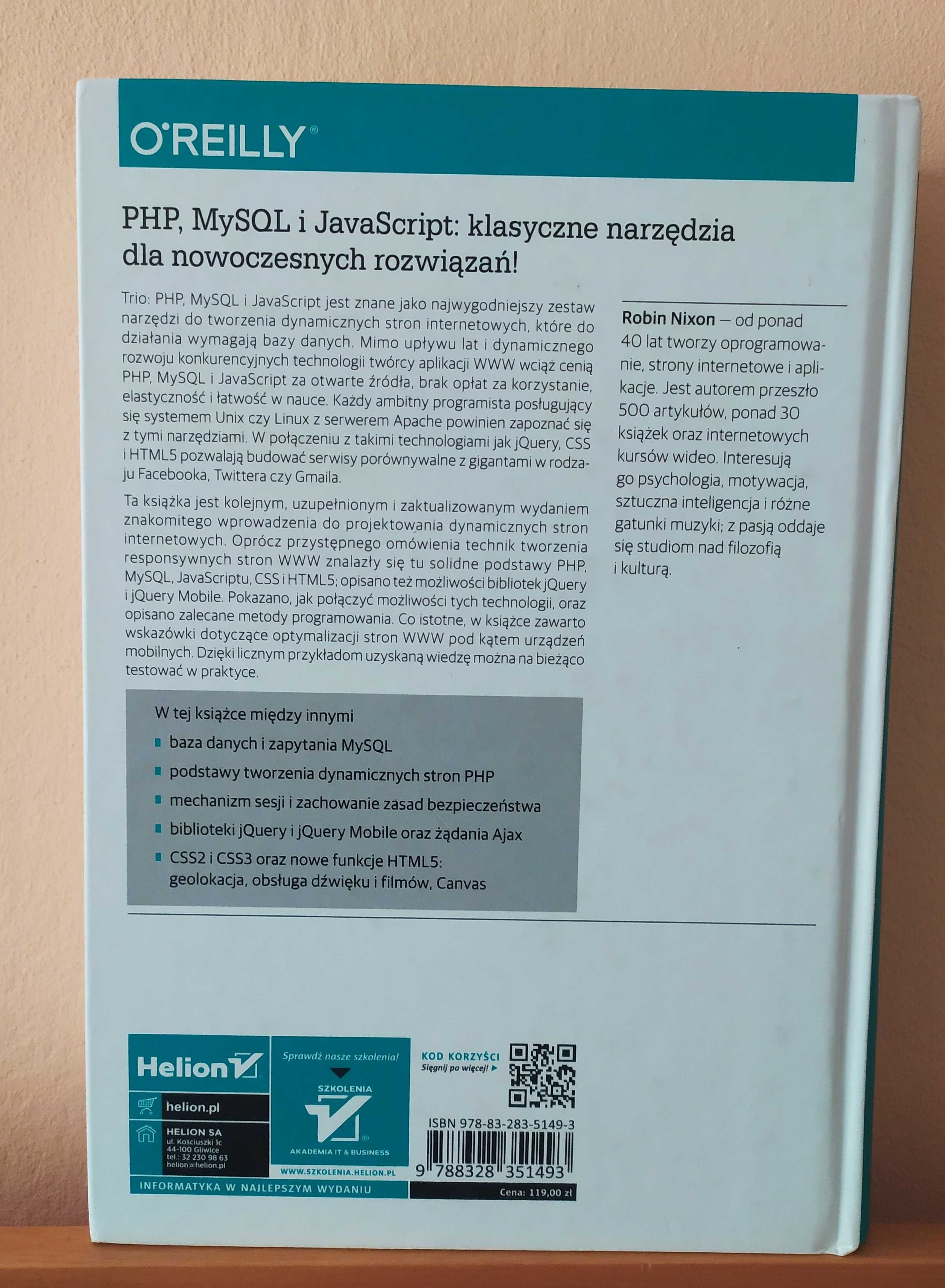 PHP MySQL i JavaScript Wprowadzenie. Wydanie V
