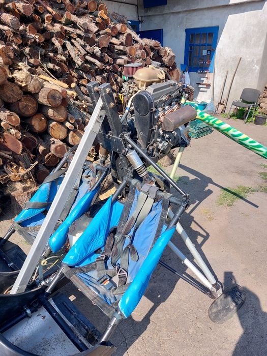 Мотодельтоплан (телега)