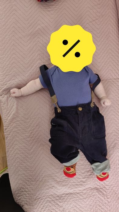 Spodnie niemowlęce 68