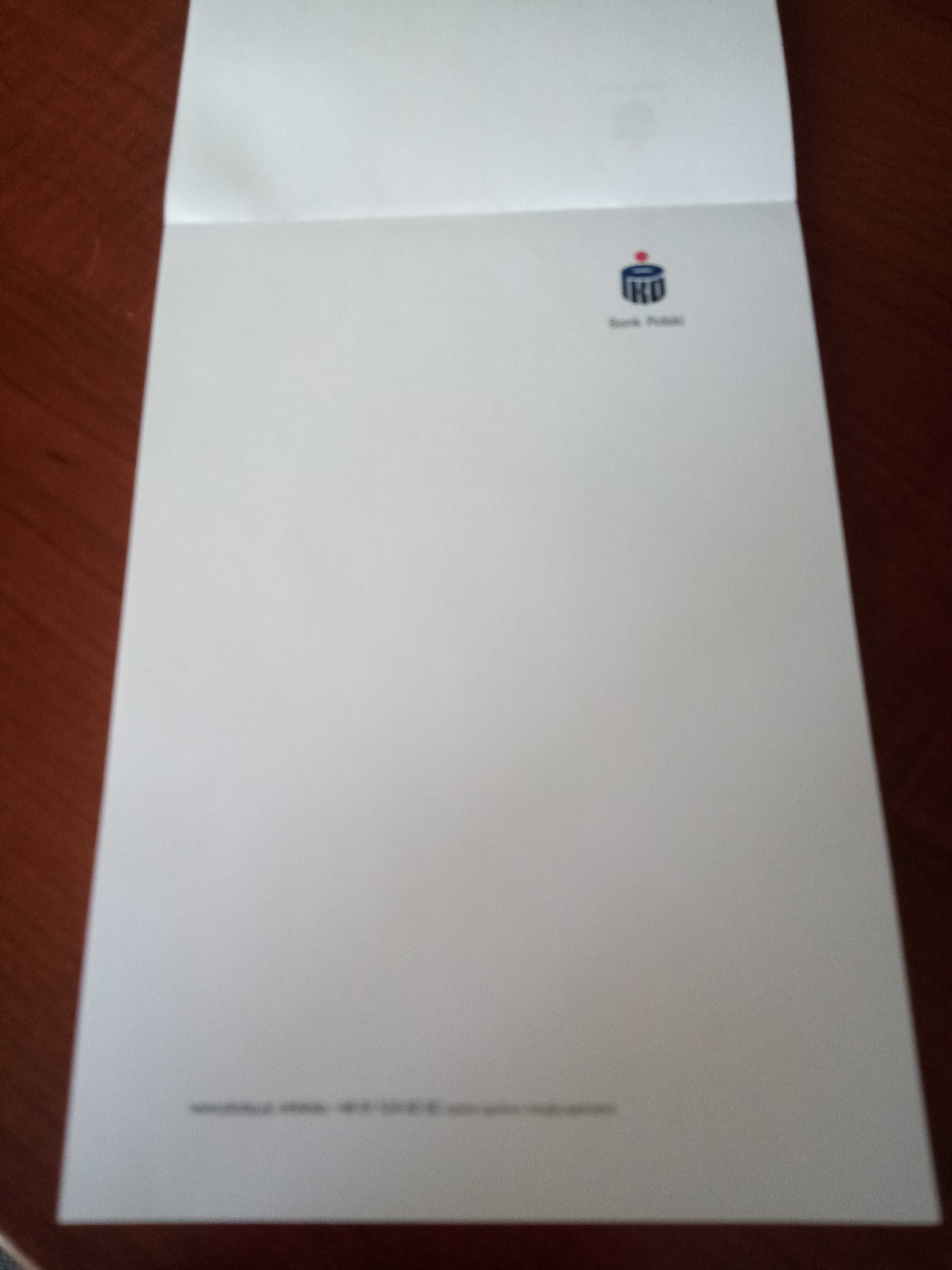 notes z logo PKO BP A5 biały