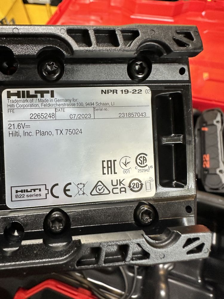 Прес акумуляторний REMS Hilti NPR 19-22 nuron