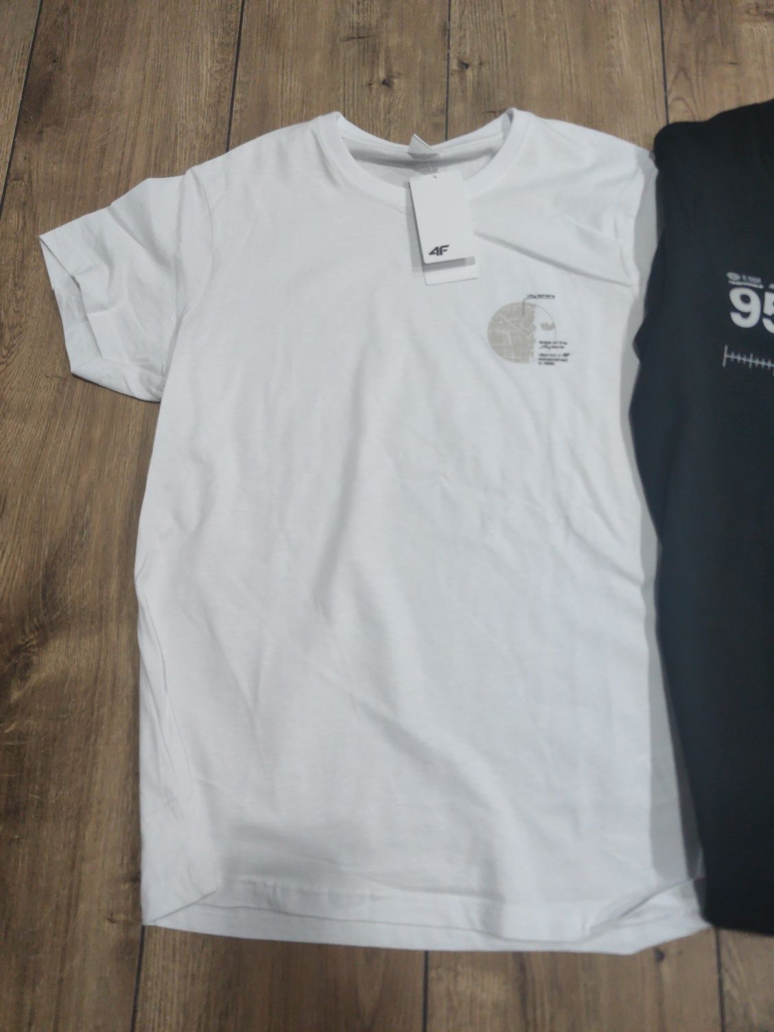 Zestaw 2 sztuki 100% BAWEŁNA koszulka t-shirt męska 4F rozmiar S