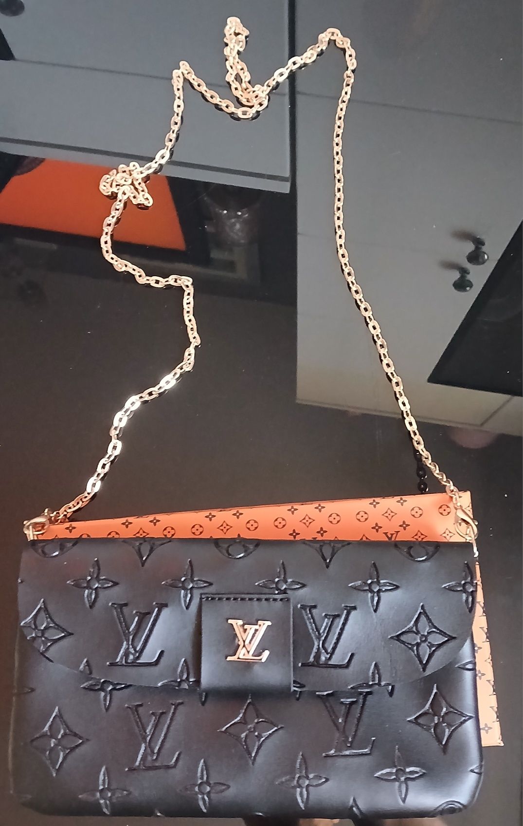 Portfel-torebka Louis Vuitton z pudełkiem