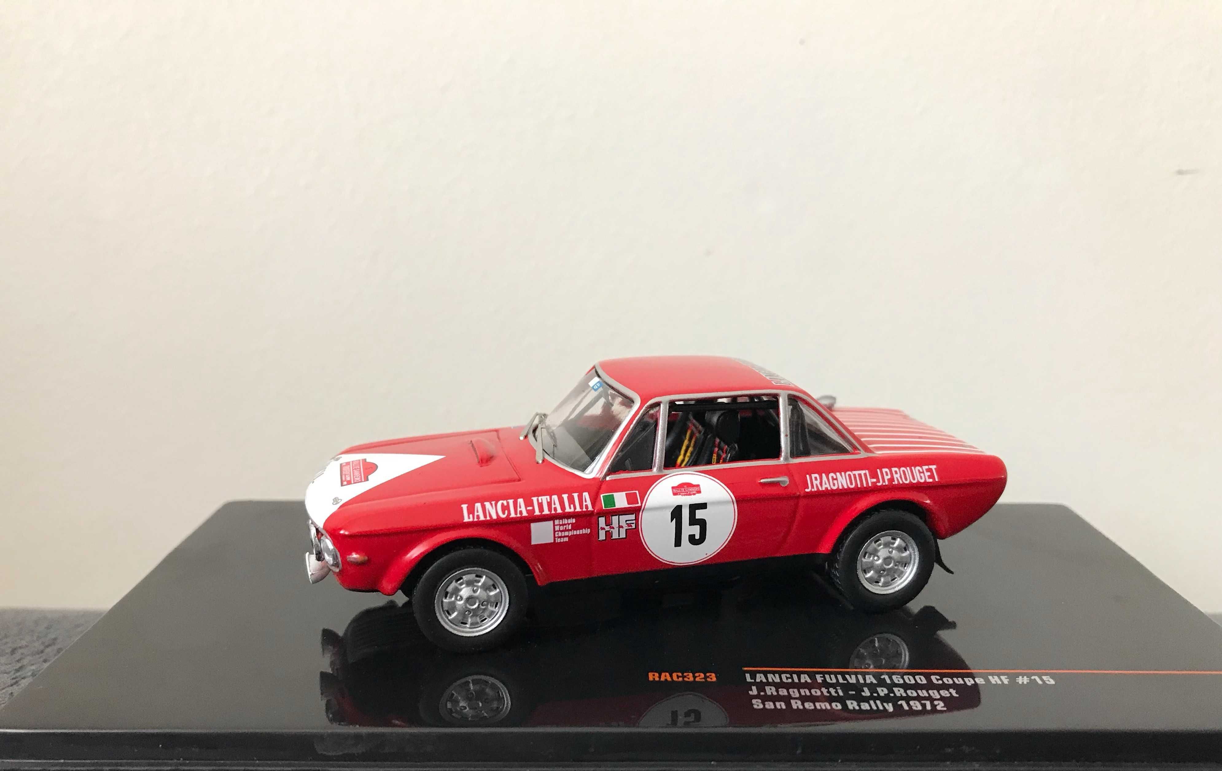 IXO RAC323 Lancia Fulvia 1600 Coupe HF J.Ragnotti 1:43 Rally