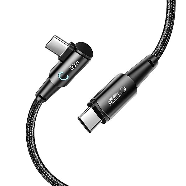 Kabel Tech-Protect UltraBoost L USB-C / USB-C 60W 6A 1m - szary