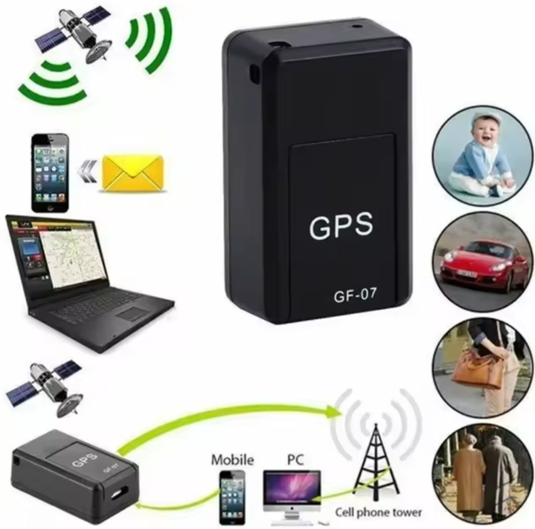 GPS трекер GF-07 для відстежування,  жучок, прослушка.