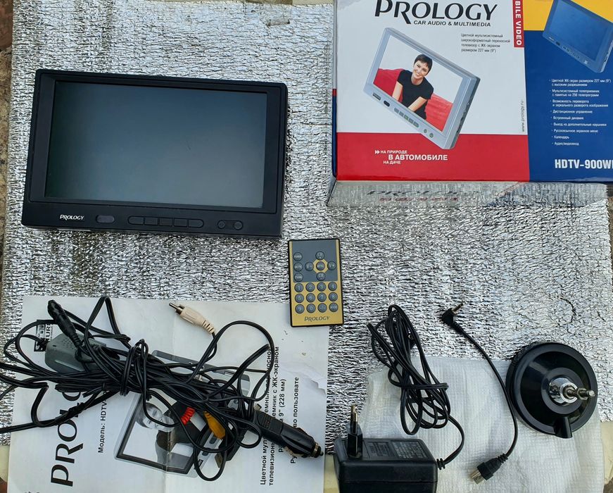 Телевізор,Автотелевізор 9 діагональ Монітор,  для авто та дачі Prology