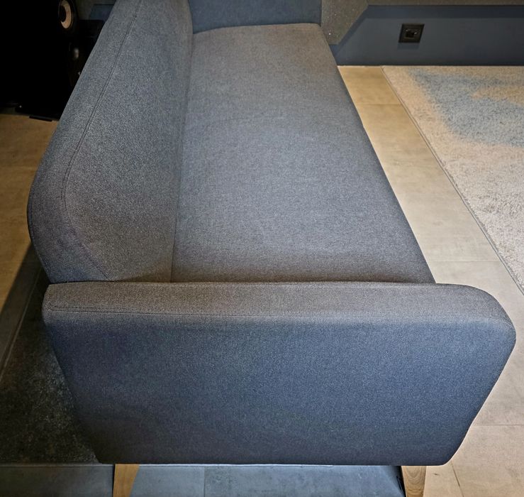 IKEA LINANÄS – sofa 3-osobowa, ciemnoszara (Vissle), stan bdb jak nowy