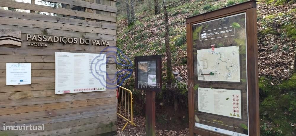 Terreno nos Passadiços de Paiva c/Projeto aprovado para Hotel