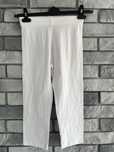 Legginsy białe 3/4 nowe 36 s