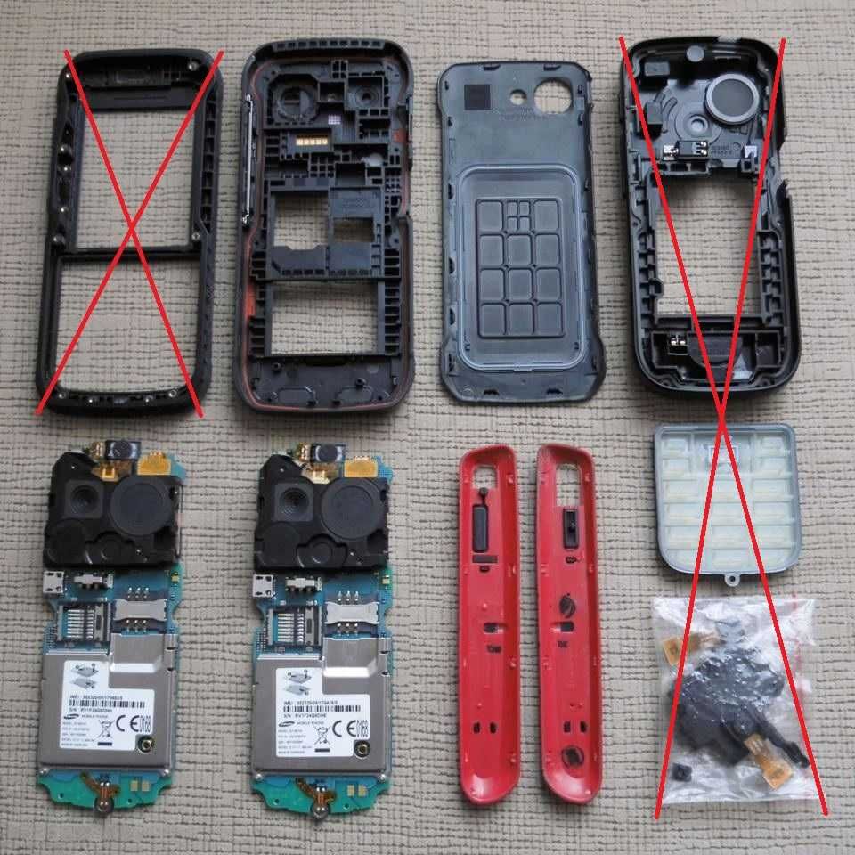 Samsung Solid Części - Obudowa Klapka Płyta Główna - B550 B2710 E2370