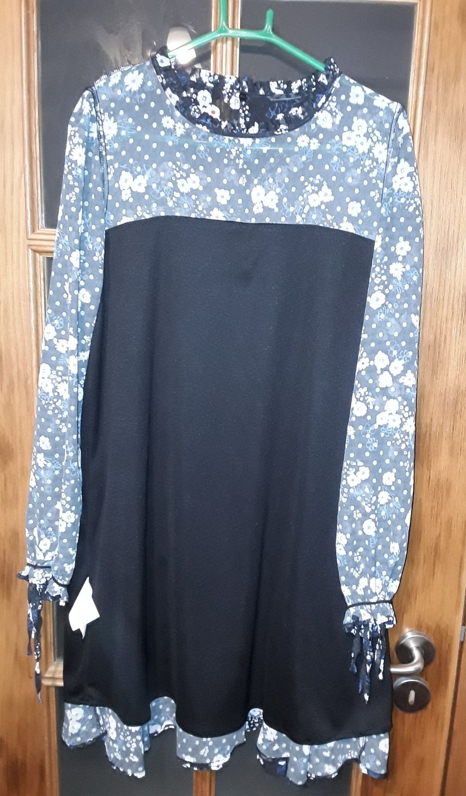 PVestido com manga comprida, marca Salsa, tamanho S, como novo!