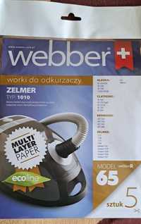 Worki do odkurzacza Zelmer typ 1010 -Webber model 65