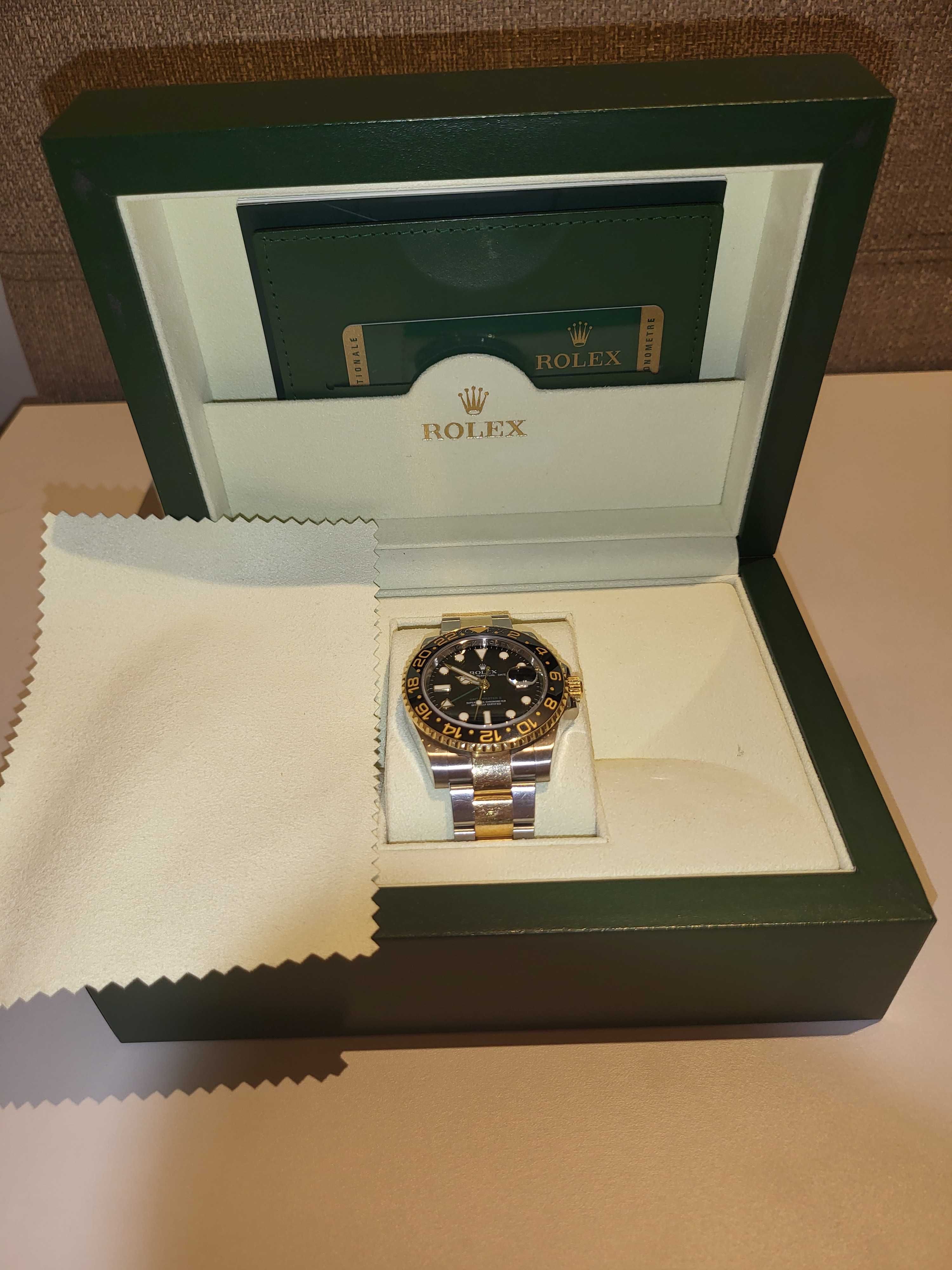 Rolex GMT-MASTER II ouro/aço (Garantia 2 anos)