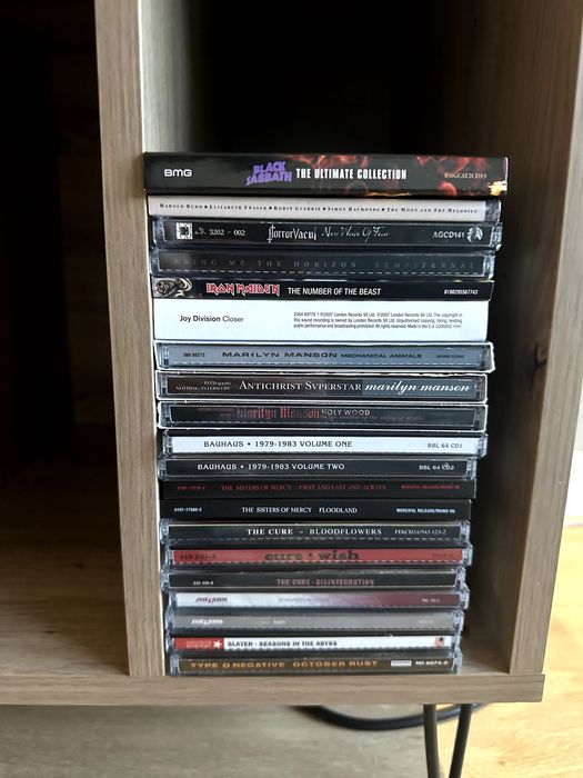 Płyty CD - metal/post punk... Black Sabbath, Joy Division, Iron Maiden