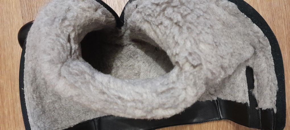 Зимние кожаные сапоги, 38 размер