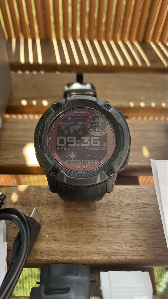 Zegarek smartwatch Garmin instinct 2x solar