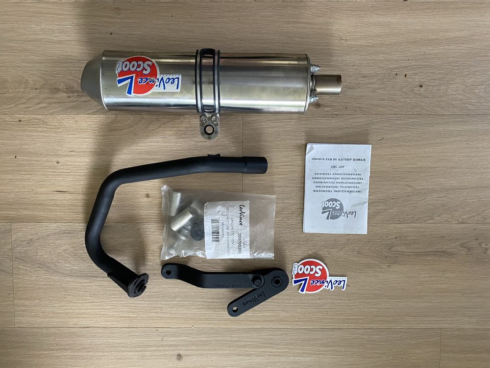 Wydech kpl leovince scoot kymco agility rs 4t gy6 chinski skuter