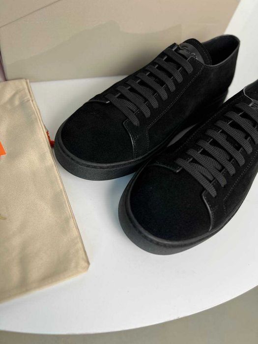 Мужские кожаные кроссовки Santoni замшевые кеды Сантони ob434