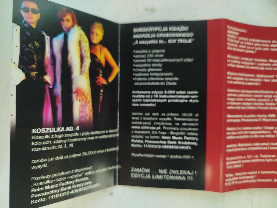 Ich Troje ad. 4 kaseta Izabelin 2001 disco polo
