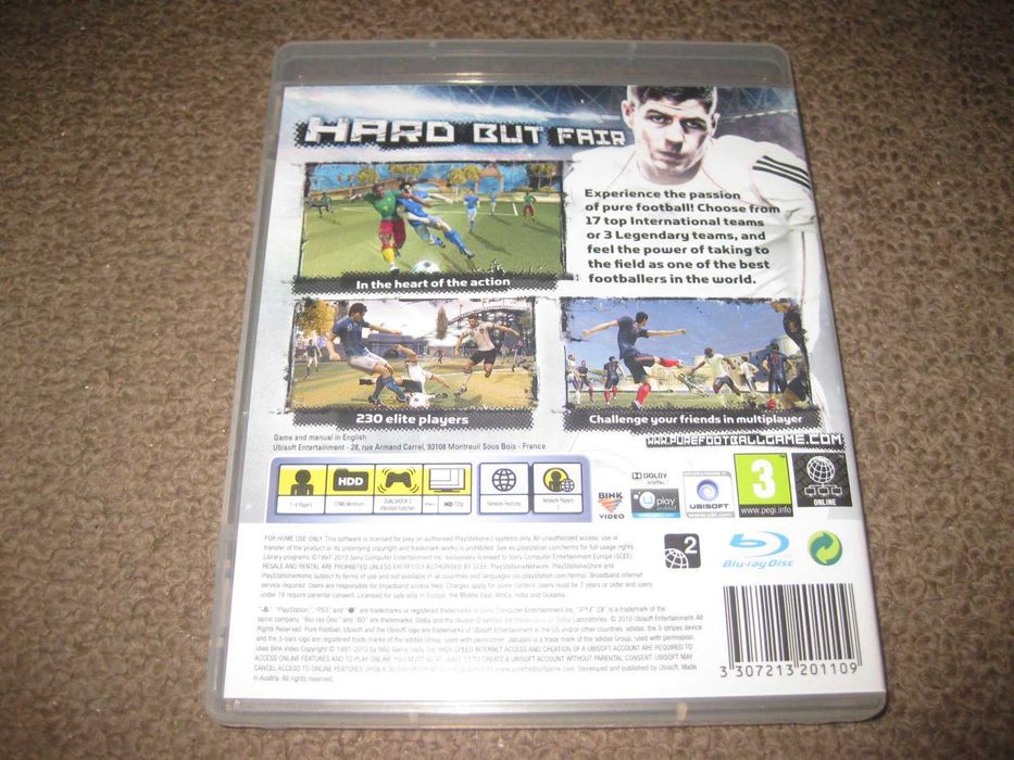 Jogo "Pure Football" para PS3/Completo!