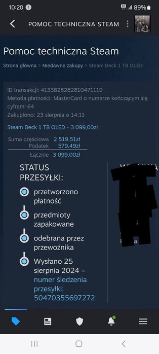 Steam Deck Oled. 1TB. Idealny. Gwarancja. Wymiana.