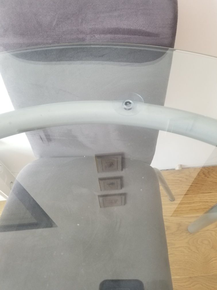 Stół szklany okrągły IKEA