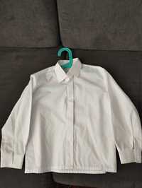 Biała koszula dla chłopca rozmiar 128