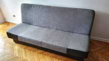 Wersalka 3 osobowa Black Red White.